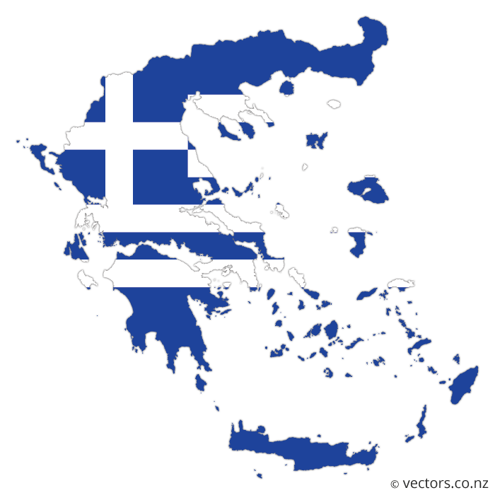 Blue Map Greece PNG File HD Transparent PNG Image