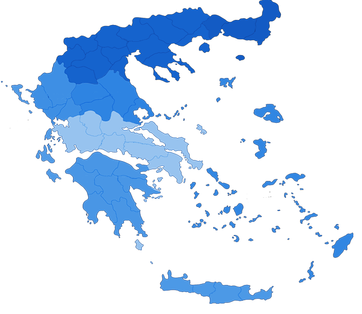 Blue Map Greece HD Image Free Transparent PNG Image