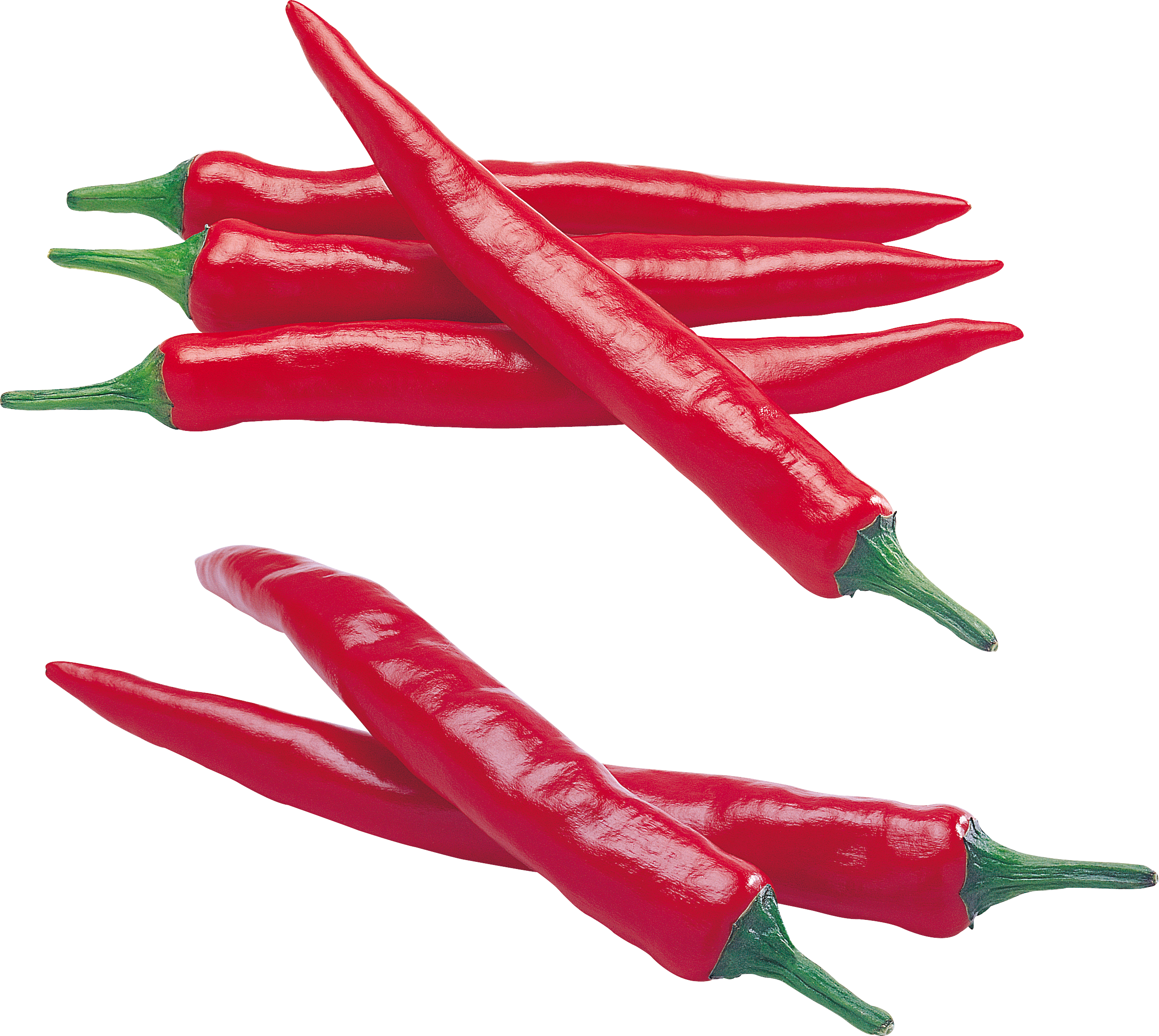 And Fresh Green Red Chilli Transparent PNG Image