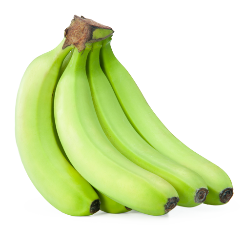 Green Organic Plantain PNG Image High Quality Transparent PNG Image