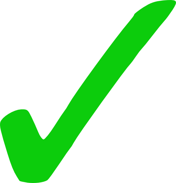 Green Tick File Transparent PNG Image