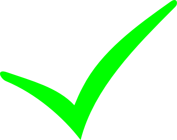 Green Tick Image Transparent PNG Image