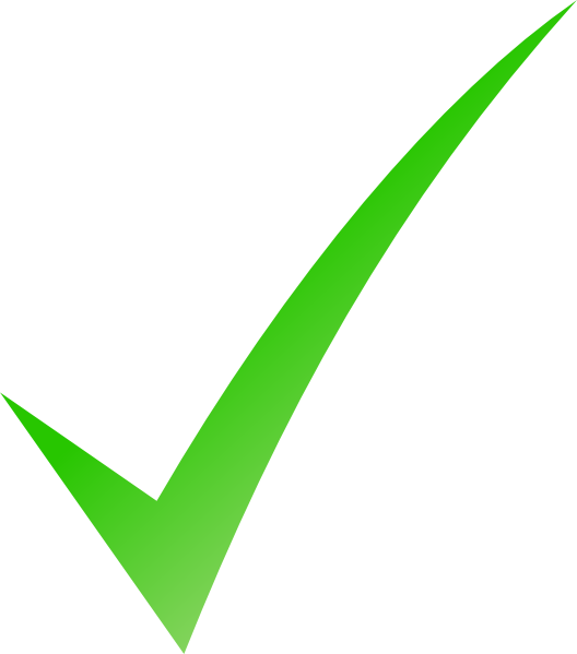 Green Tick Picture Transparent PNG Image