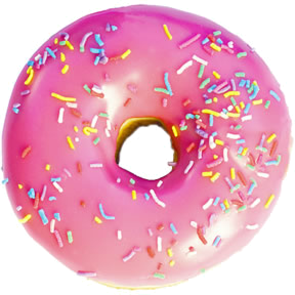 Pink Donut Image Free Clipart HQ Transparent PNG Image