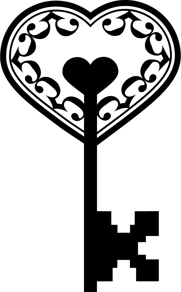 Heart Key HQ Image Free PNG Transparent PNG Image