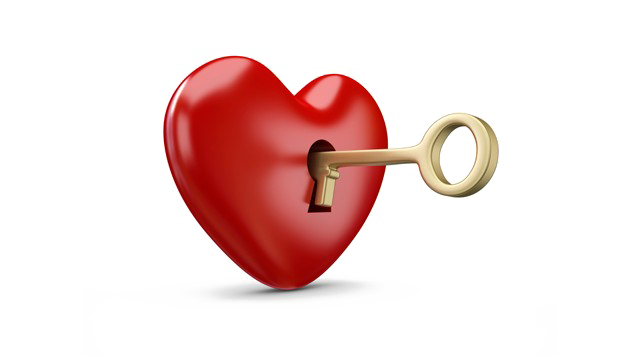 Heart Key Free Clipart HD Transparent PNG Image