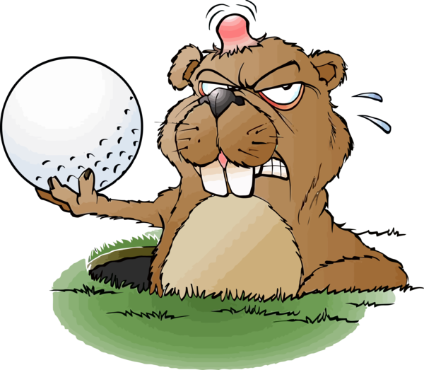 Groundhog Day Cartoon For Resolutions Transparent PNG Image