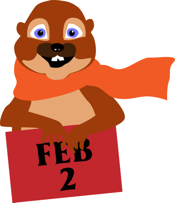 Groundhog Day Cartoon For Day Transparent PNG Image