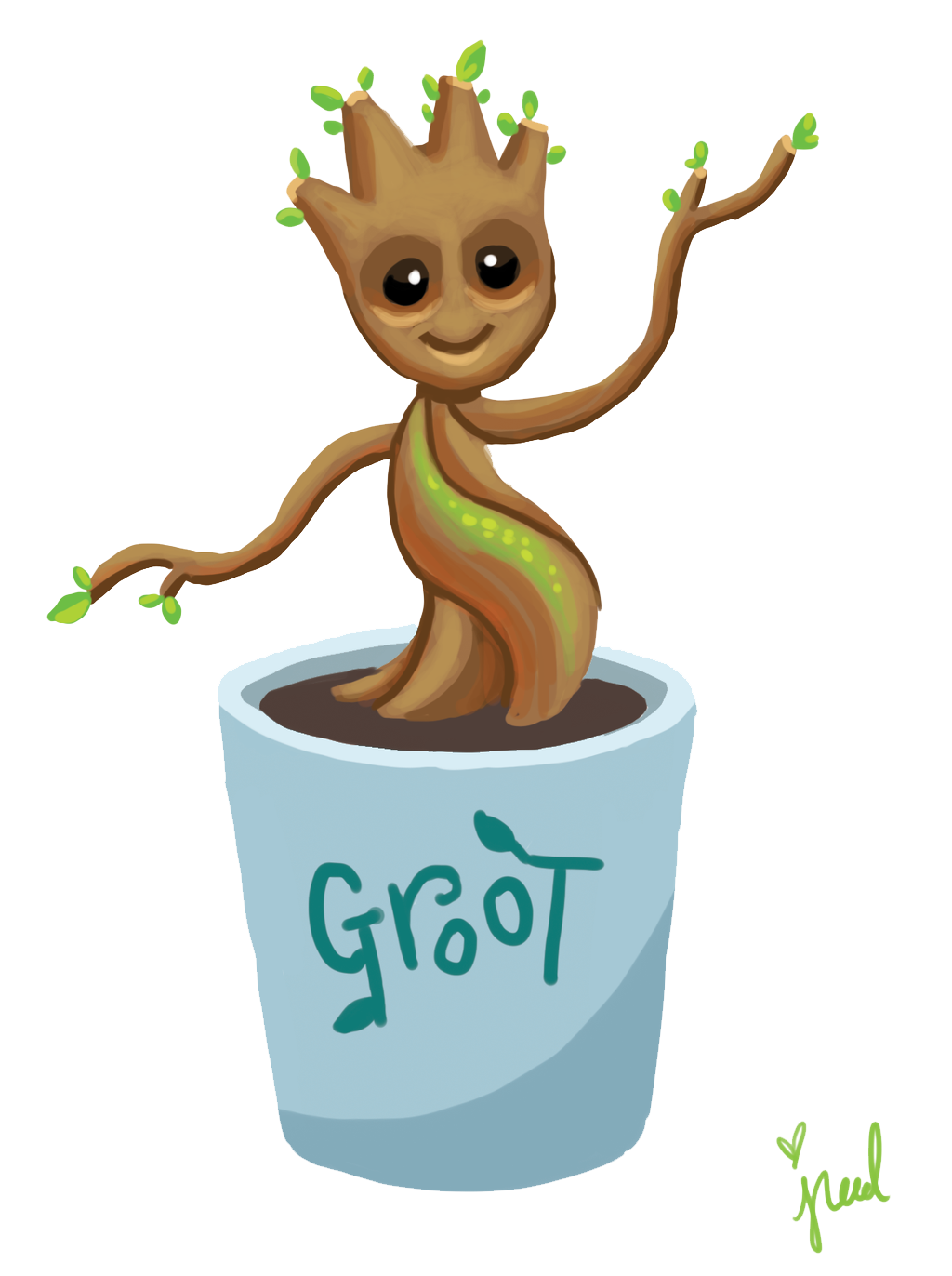 Baby Groot Transparent Background Transparent PNG Image