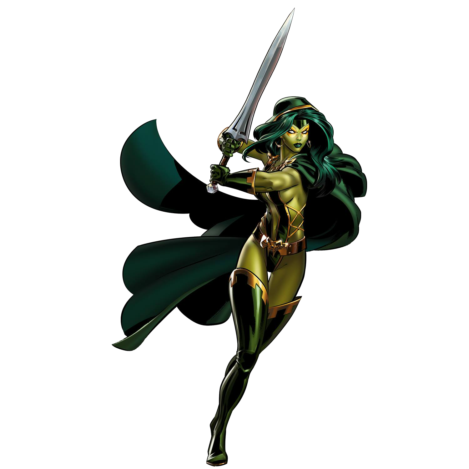 Gamora File Transparent PNG Image