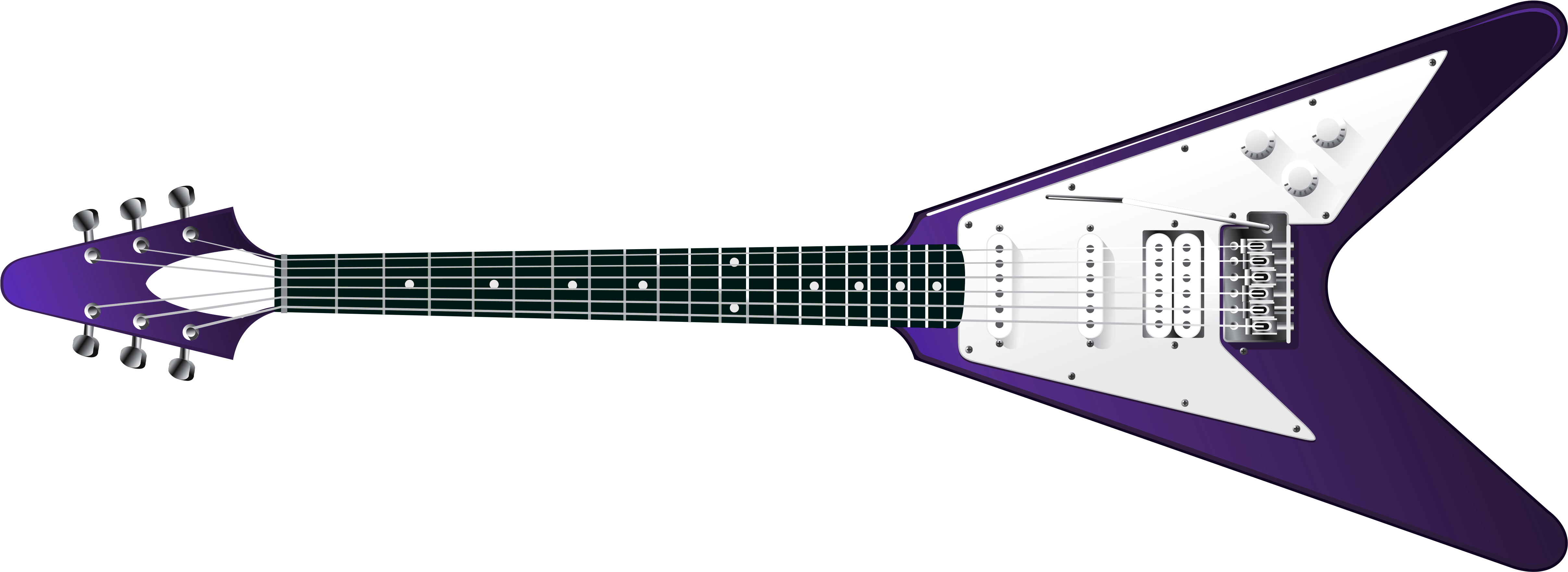 Purple Guitar Electric Free HD Image Transparent PNG Image