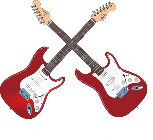 Guitar Vector Electric Red HQ Image Free Transparent PNG Image