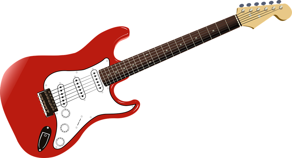 Guitar Vector Electric Red Free Download Image Transparent PNG Image