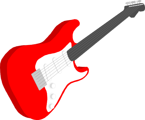 Guitar Vector Electric Red PNG Download Free Transparent PNG Image