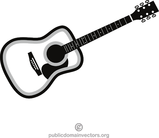 Guitar Acoustic Vector Download HQ Transparent PNG Image