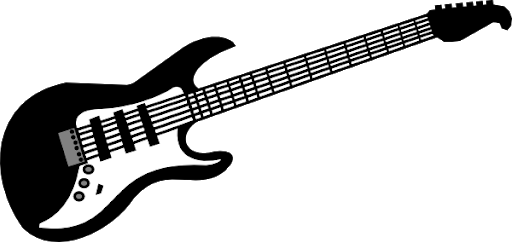 Guitar Black Rock Free PNG HQ Transparent PNG Image