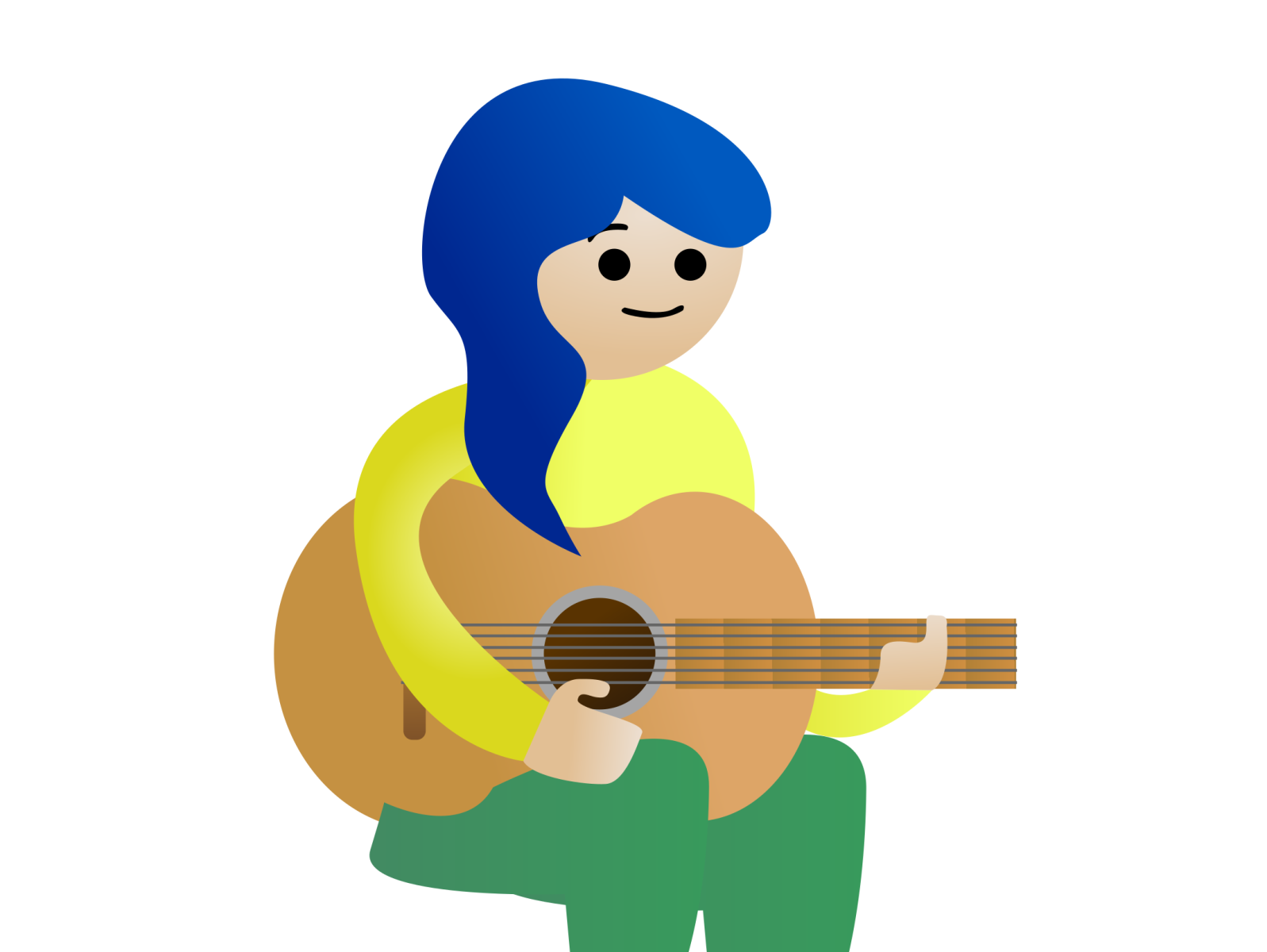 Guitar Girl Free Download Image Transparent PNG Image