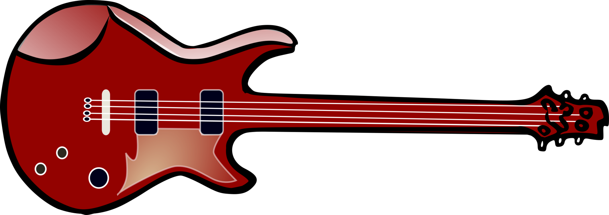 Guitar Music Red Free Download PNG HD Transparent PNG Image