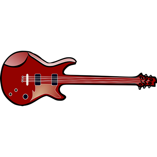 Guitar Vector Red Free Download PNG HD Transparent PNG Image