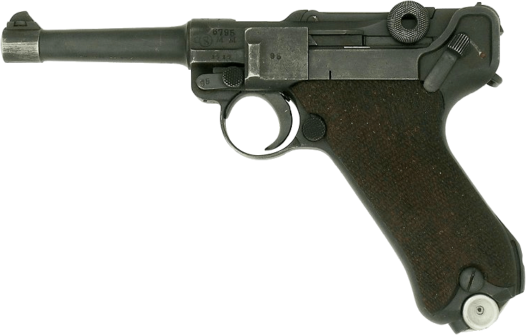 Luger German Handgun Png Image Transparent PNG Image