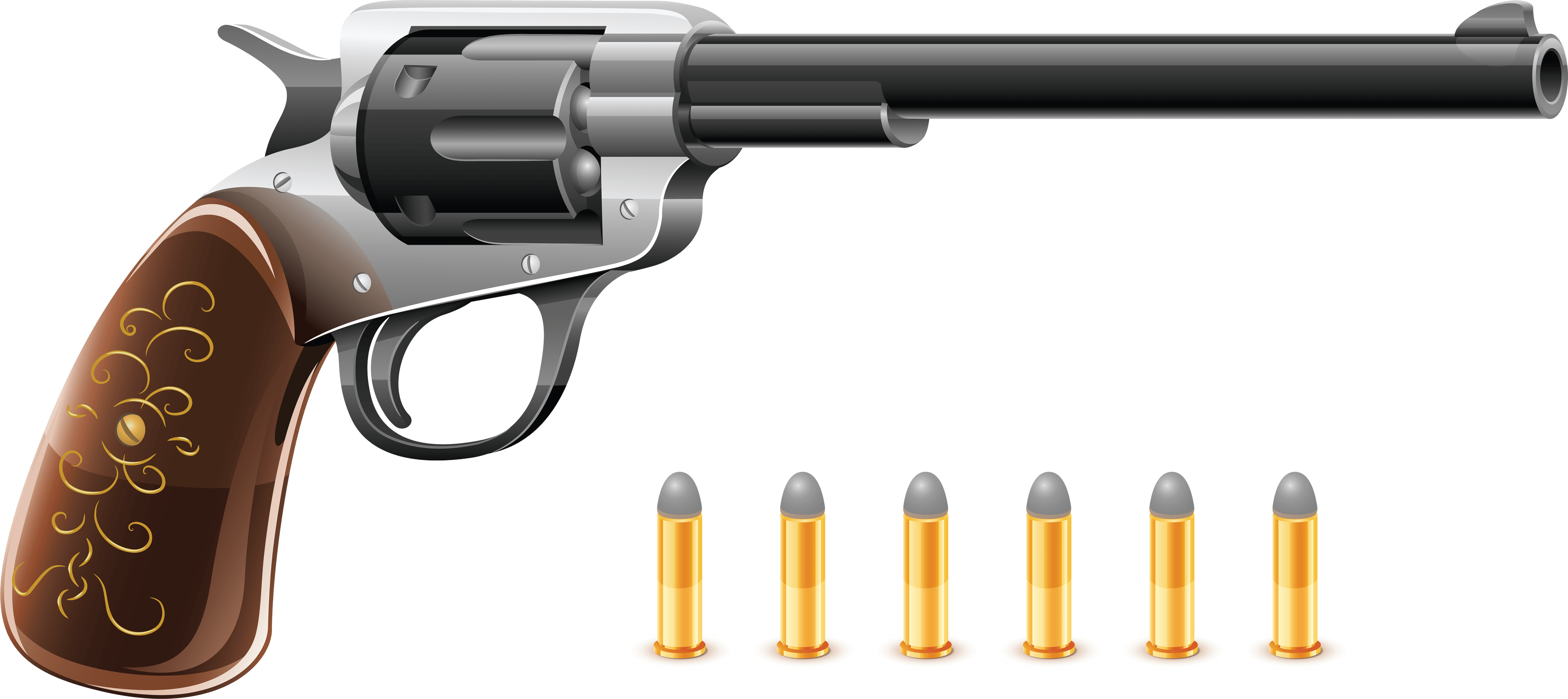 Revolver Colt Handgun Png Image Transparent PNG Image