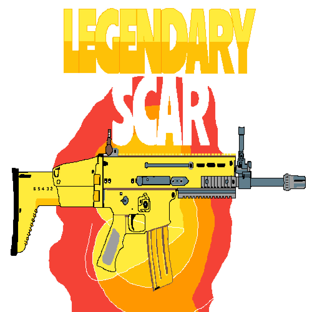 Weapon Yellow Royale Fortnite Battle Drawing Transparent PNG Image