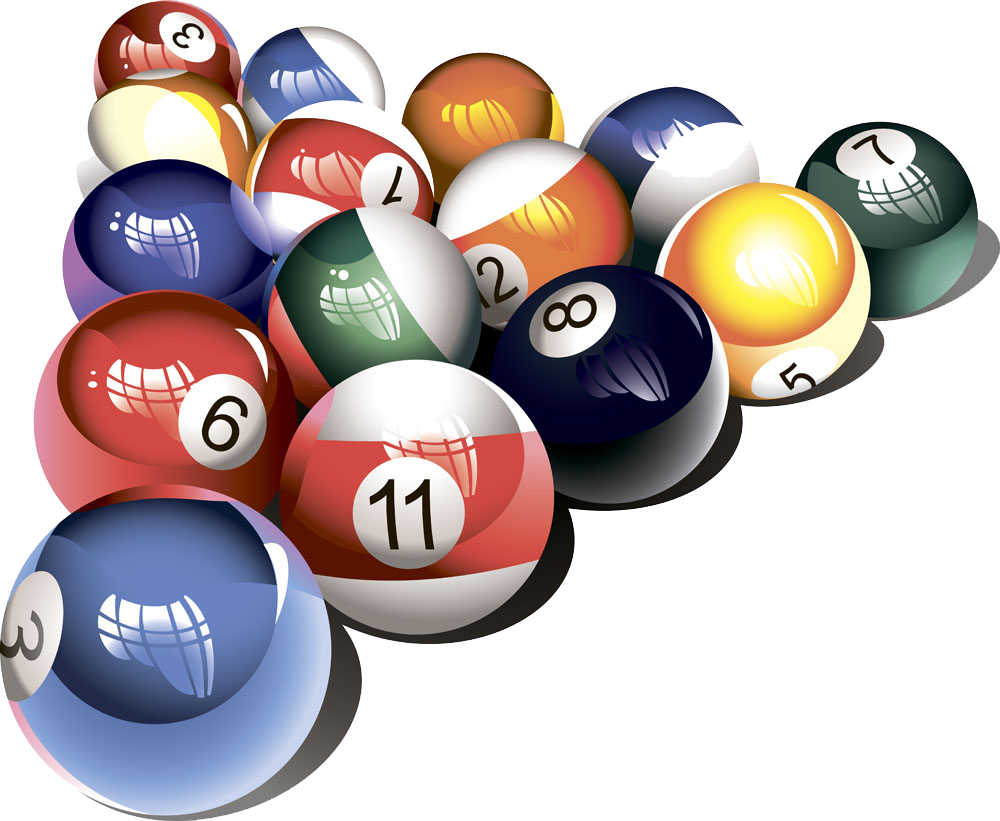 Billiard Balls Image Free Clipart HD Transparent PNG Image