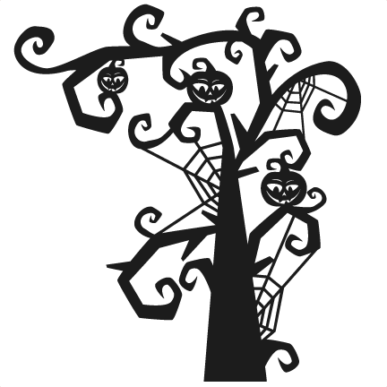 Halloween Tree Transparent PNG Image