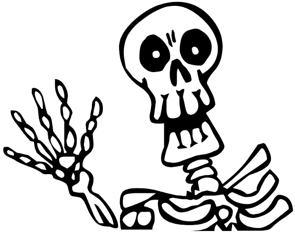 Halloween Skeleton Picture Transparent PNG Image