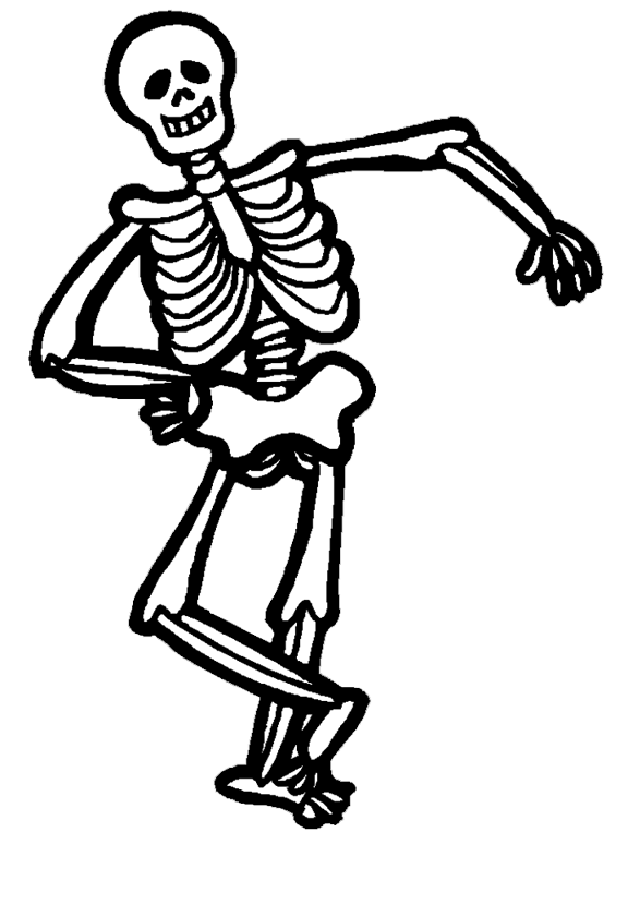 Halloween Skeleton Clipart Transparent PNG Image