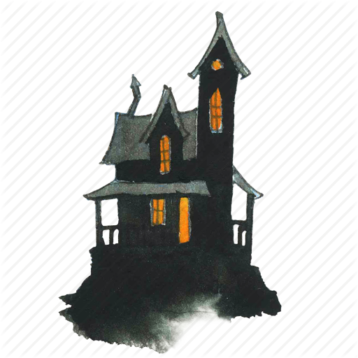 Halloween House Transparent PNG Image