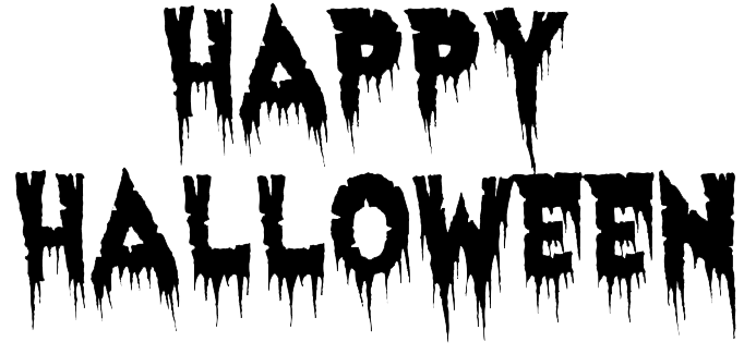 Happy Halloween Text Transparent Background Transparent PNG Image