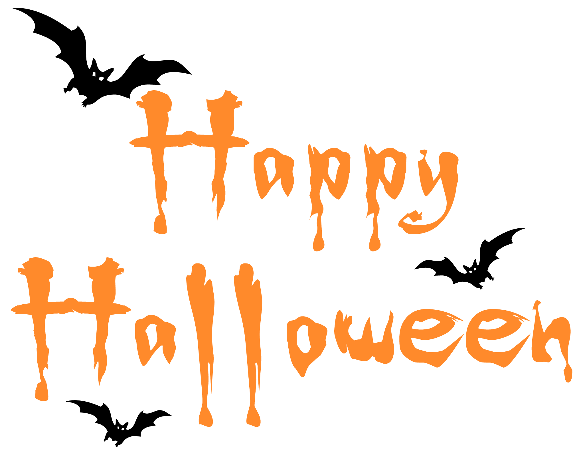 Treating Silhouette Text Halloween Trick Costume Or Transparent PNG Image