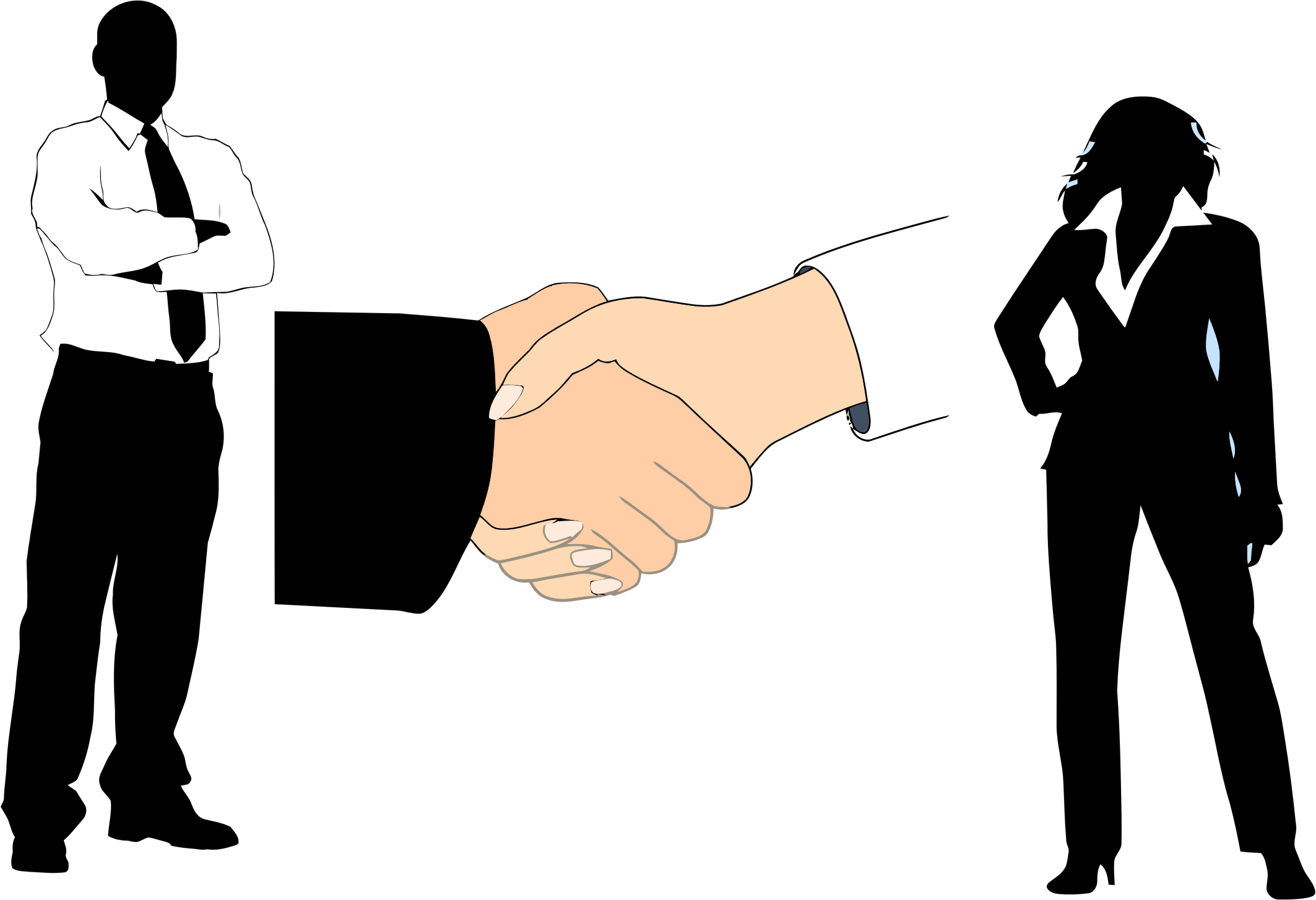 Handshake Business People Download HQ Transparent PNG Image