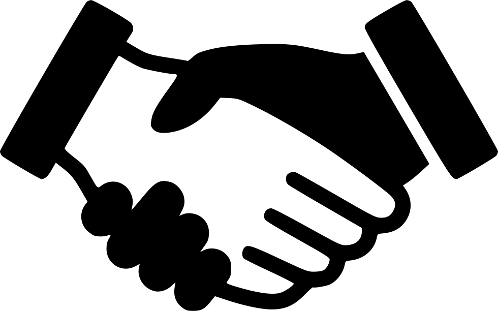 Shake Silhouette Hand PNG Image High Quality Transparent PNG Image