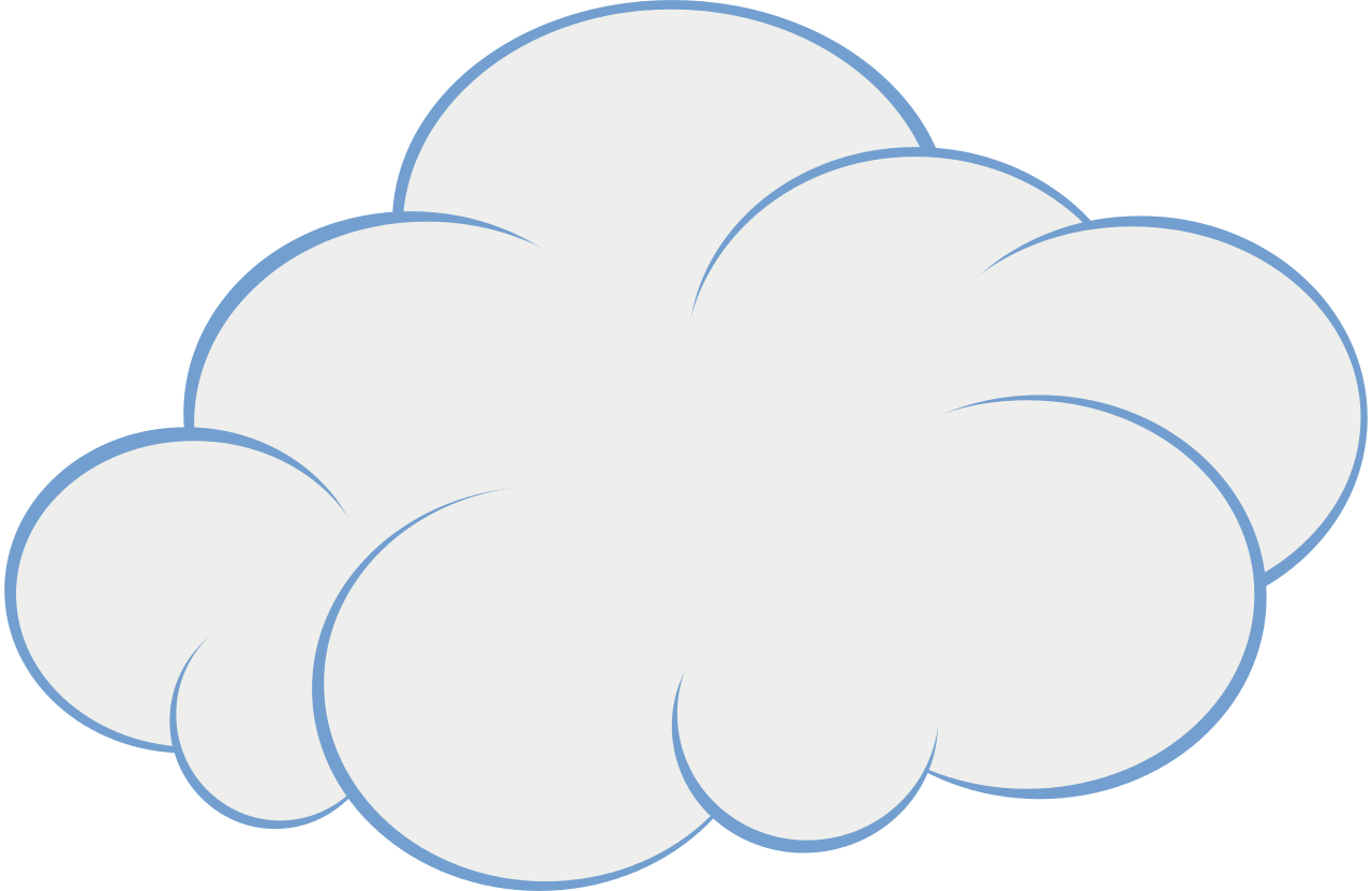 Blue Animation Cartoon Cloud Area PNG Image High Quality Transparent PNG Image