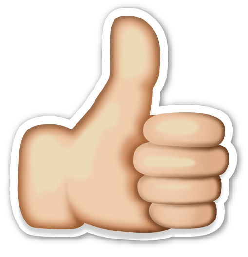 Hand Emoji Clipart Transparent PNG Image