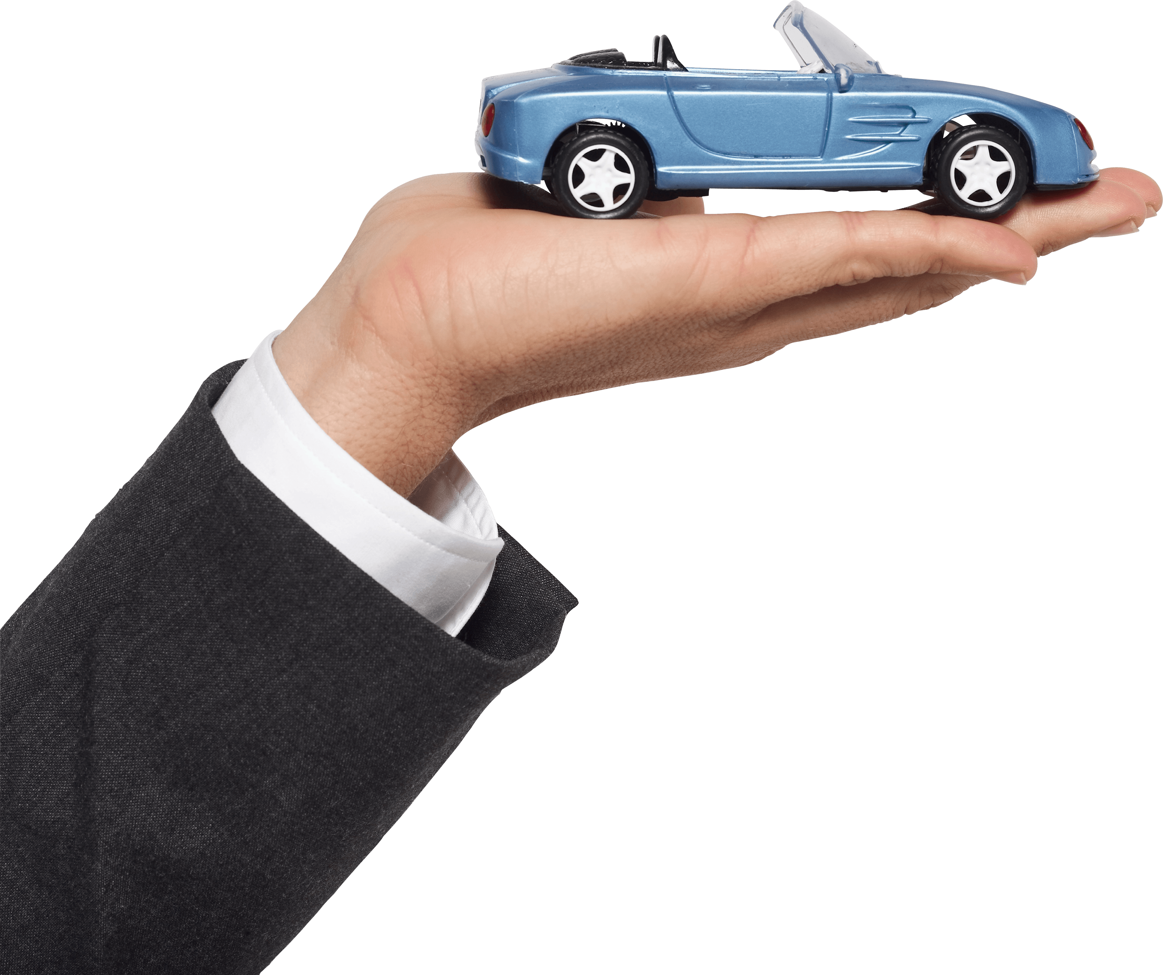 Car In Hand Auto On Hand Png Image Transparent PNG Image