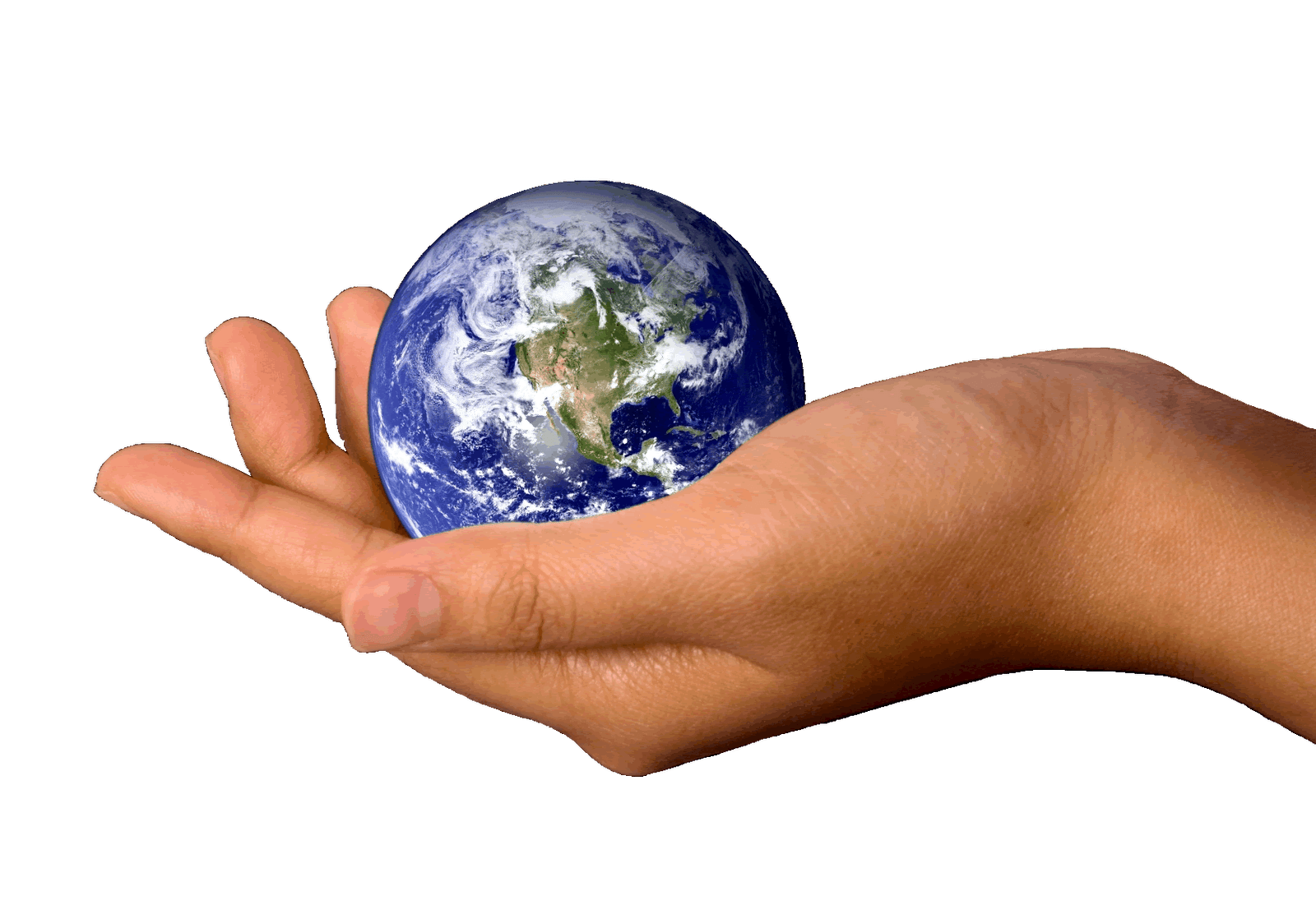 Earth In Hands Png Hand Image  Transparent PNG Image