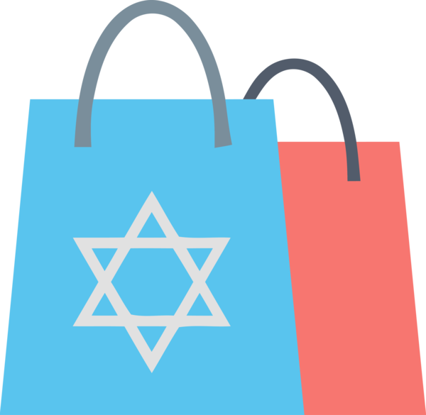 Hanukkah Bag Handbag Turquoise For Happy Song Transparent PNG Image