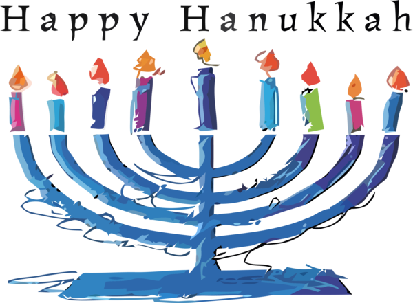 Hanukkah Candle Holder Menorah For Ball Drop Transparent PNG Image