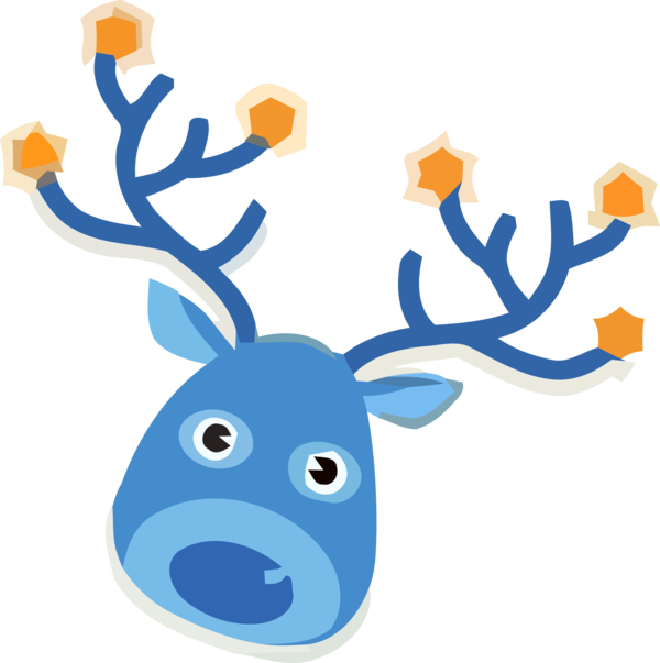 Hanukkah Deer Reindeer For Happy Song Transparent PNG Image