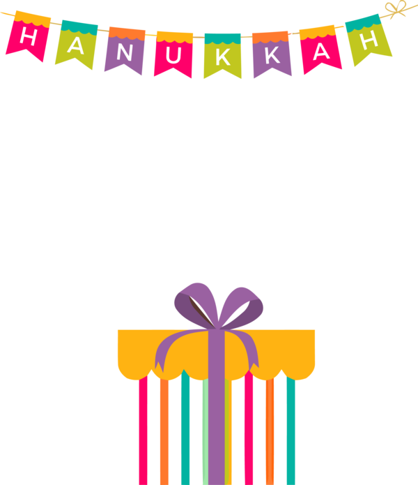 Hanukkah Line Font For Happy Eve Party 2020 Transparent PNG Image