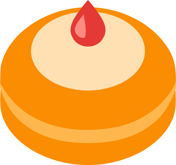 Hanukkah Orange Circle Yellow For Happy Song Transparent PNG Image