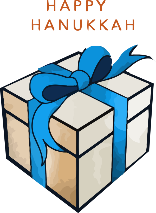 Hanukkah Present Carton Package Delivery For Happy Fireworks Transparent PNG Image