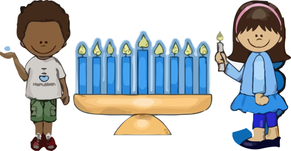 Hanukkah Cartoon Child Sharing For Happy Party Near Me Transparent PNG Image