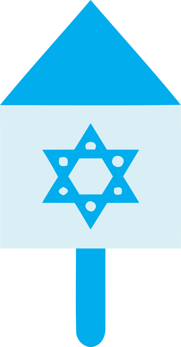 Hanukkah Turquoise Line Triangle For Happy Carol Transparent PNG Image