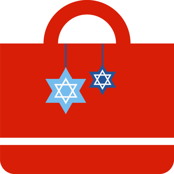 Hanukkah Red Flag For Happy Ideas Transparent PNG Image