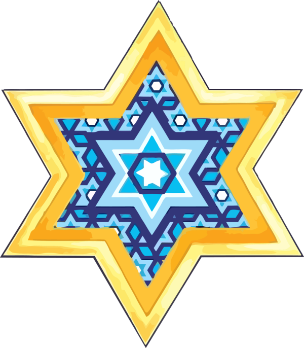 Hanukkah Line Pattern Design For Happy Eve Party Transparent PNG Image