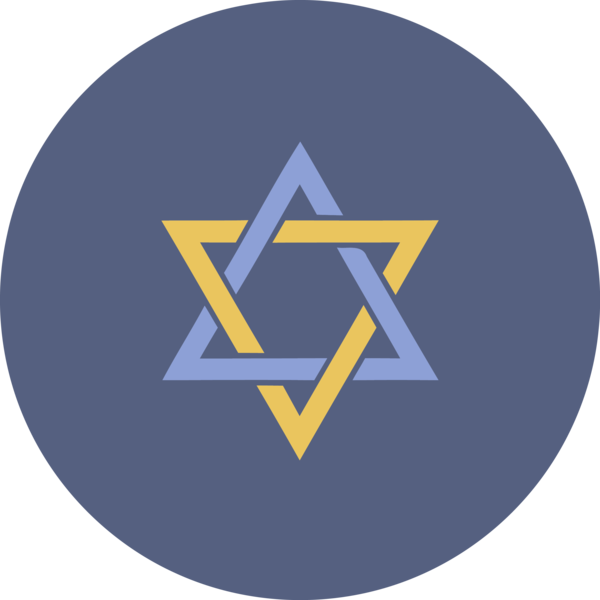 Hanukkah Logo Electric Blue Circle For Happy Games Transparent PNG Image